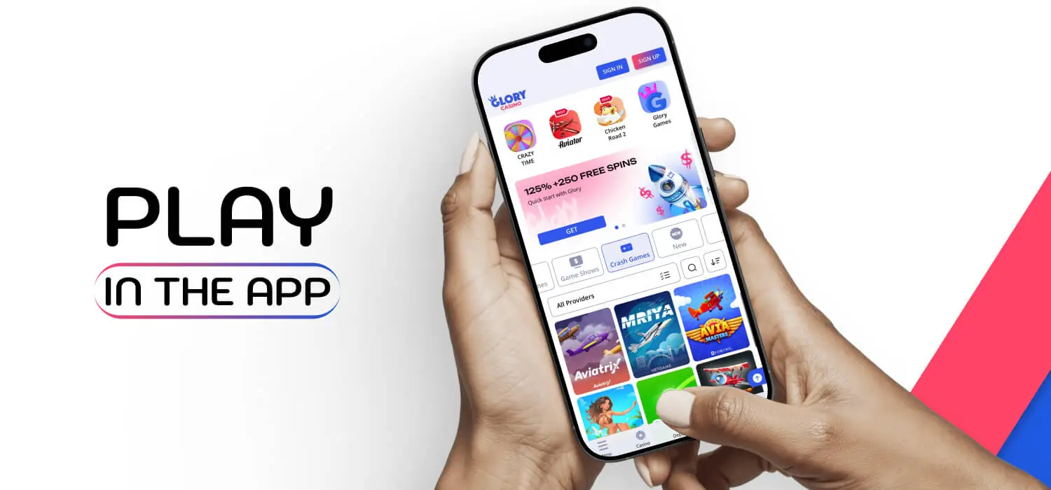 start playing glory casino on mobile